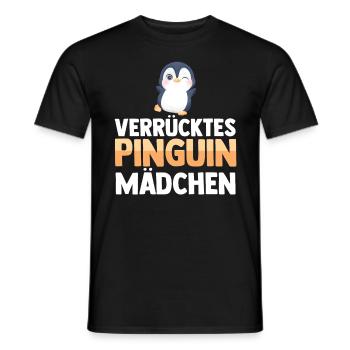 Pinguin - Männer T-Shirt - Schwarz - Vorne - AI Model Male 178 light (178cm)