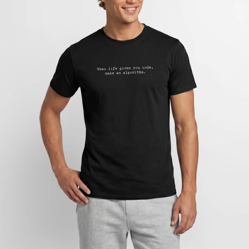 Code Life, Art de l’algorithme – Créatif T-shirt homme