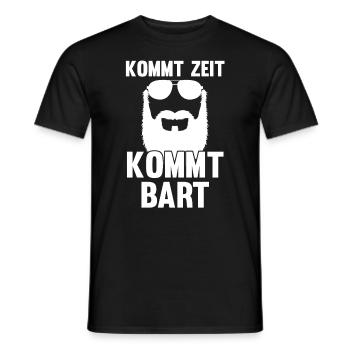 Bärtig Bartträger Schnurrbart Bart - Männer T-Shirt - Schwarz - Vorne - AI Model Male 178 light (178cm)