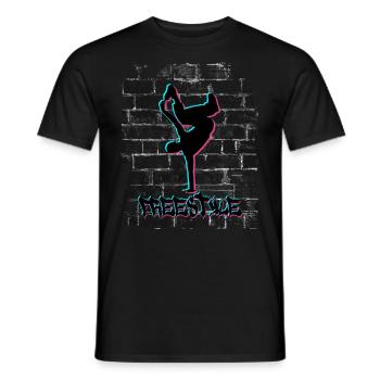 Freestyle - Men's T-Shirt - black - Front - AI Model Male 178 light (178cm)