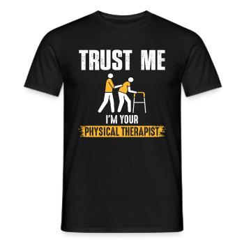 Comptez sur moi – la promesse de la - T-shirt homme - noir - Devant - AI Model Male 178 light (178cm)