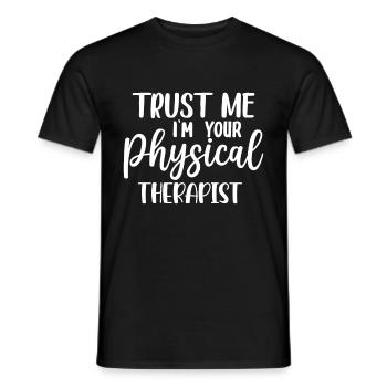 Your Trusted Therapist – Professional - Men's T-Shirt - black - Front - AI Model Male 178 light (178cm)