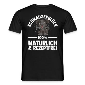 Schnauzer géant Schnauzer chien - T-shirt homme - noir - Devant - AI Model Male 178 light (178cm)