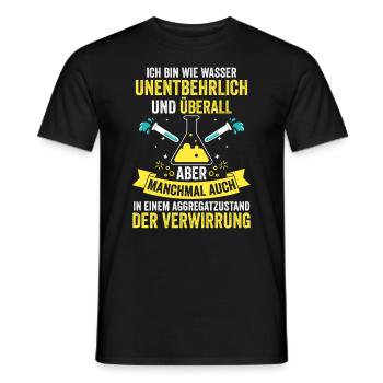 Chemiker Wissenschaft Physik Chemie - Männer T-Shirt - Schwarz - Vorne - AI Model Male 178 light (178cm)
