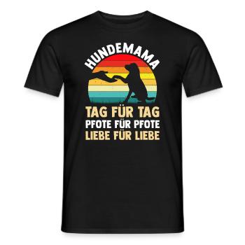 Dog Dog Owner Dog Mom - Men's T-Shirt - black - Front - AI Model Male 178 light (178cm)