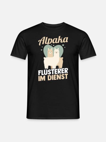 Alpaca Whisperer - Men's T-Shirt - black