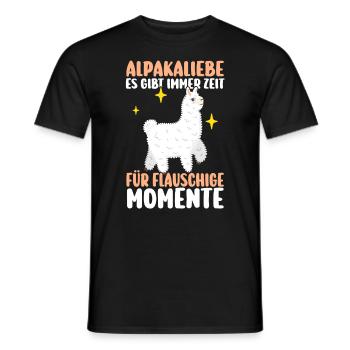 Alpaga - T-shirt homme - noir - Devant - AI Model Male 178 light (178cm)