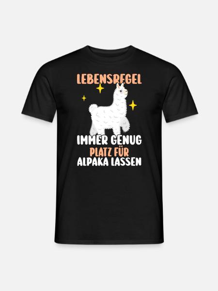 Alpaga - T-shirt homme - noir