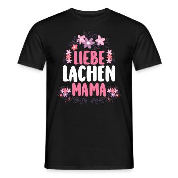 Mom Mother's Day Mom - Men's T-Shirt - black - Front - AI Model Male 178 light (178cm)