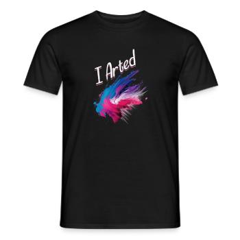 Furzwitze Und Künstlerischer Humor - Männer T-Shirt - Schwarz - Vorne - AI Model Male 178 light (178cm)