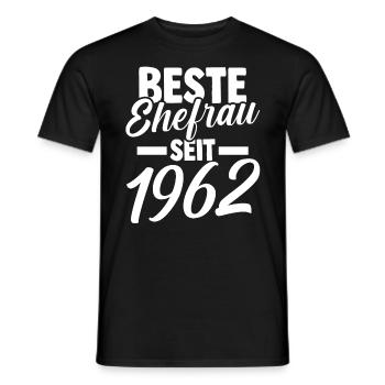 Meilleure épouse de la Saint-Valentin depuis 1962 - T-shirt homme - noir - Devant - AI Model Male 178 light (178cm)
