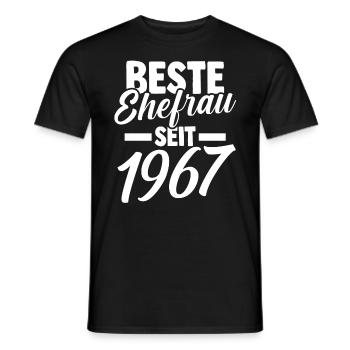 Meilleure épouse de la Saint-Valentin depuis 1967 - T-shirt homme - noir - Devant - AI Model Male 178 light (178cm)