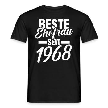 Meilleure épouse de la Saint-Valentin depuis 1968 - T-shirt homme - noir - Devant - AI Model Male 178 light (178cm)