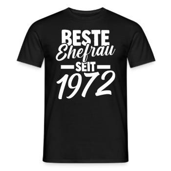 Meilleure épouse de la Saint-Valentin depuis 1972 - T-shirt homme - noir - Devant - AI Model Male 178 light (178cm)