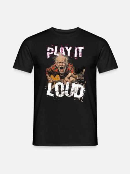 Play it Loud - Männer T-Shirt - Schwarz