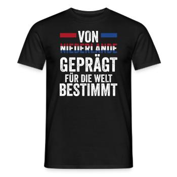 Netherlands Netherlands Holland - Men's T-Shirt - black - Front - AI Model Male 178 light (178cm)