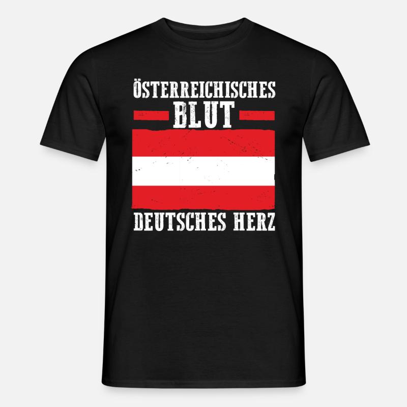 Austrian German Austria - Men’s T-shirt - black