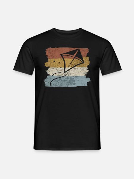 Kite Flying Enthusiast Design - Men's T-Shirt - black