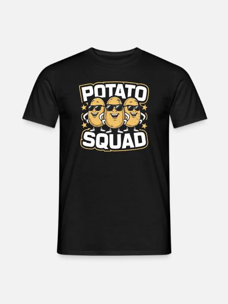 Potato Squad - Men's T-Shirt - black