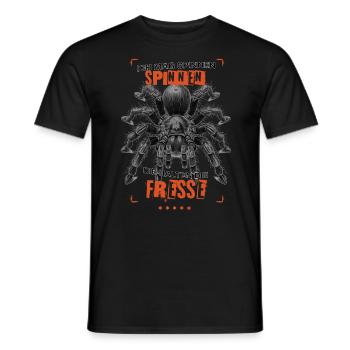 Ich mag Spinnen, die halten die Fresse Tarantel - Männer T-Shirt - Schwarz - Vorne - AI Model Male 178 light (178cm)