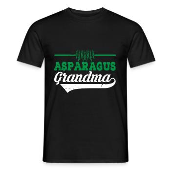 Spargel - Männer T-Shirt - Schwarz - Vorne - AI Model Male 178 light (178cm)