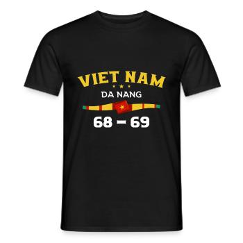 Vietnam Veteran - Männer T-Shirt - Schwarz - Vorne - AI Model Male 178 light (178cm)