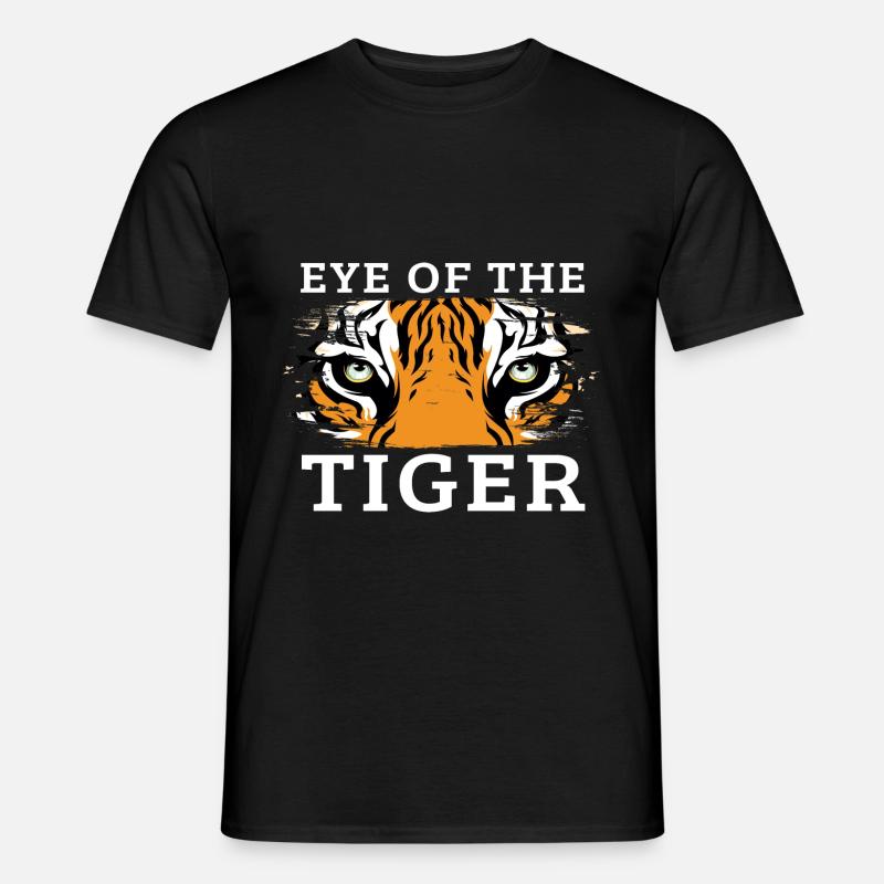 Tiger - Männer T-Shirt - Schwarz