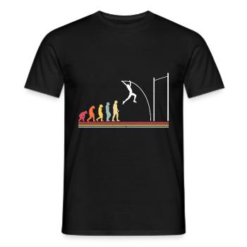 Pole Vaulter Gift - Men's T-Shirt - black - Front - AI Model Male 178 light (178cm)