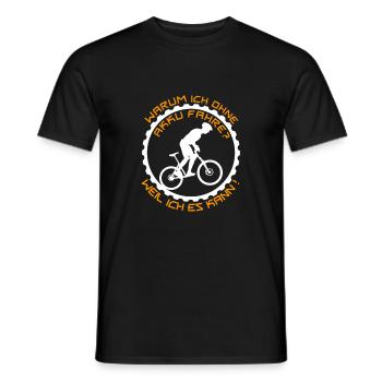 Pourquoi je conduis sans batterie - T-shirt homme - noir - Devant - AI Model Male 178 light (178cm)