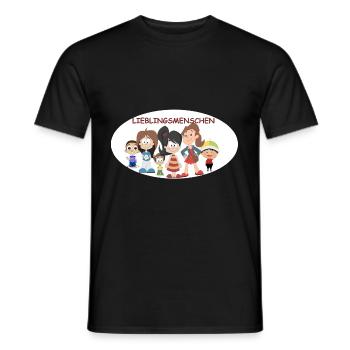 Zeige deine Verbundenheit - Männer T-Shirt - Schwarz - Vorne - AI Model Male 178 light (178cm)