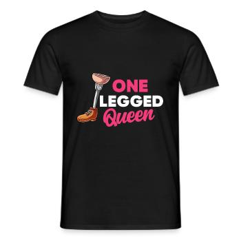Bein Amputiert Arm Kämpfer Geschenk - Männer T-Shirt - Schwarz - Vorne - AI Model Male 178 light (178cm)