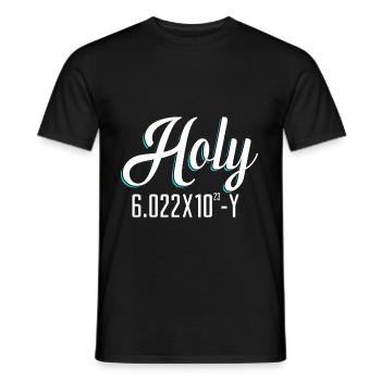 chemistry - Men's T-Shirt - black - Front - AI Model Male 178 light (178cm)