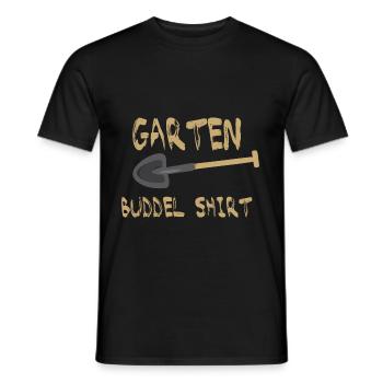 gardener - Men's T-Shirt - black - Front - AI Model Male 178 light (178cm)