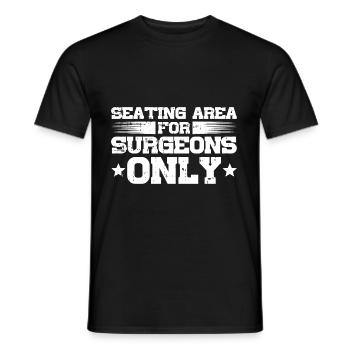 Chirurg - Männer T-Shirt - Schwarz - Vorne - AI Model Male 178 light (178cm)
