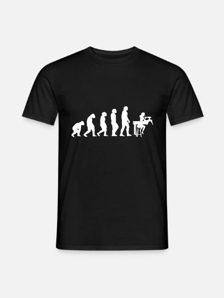 Closer Evolution Seamstress - Men's T-Shirt - black