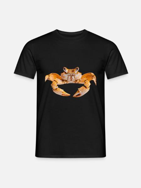 Krabbe - Männer T-Shirt - Schwarz