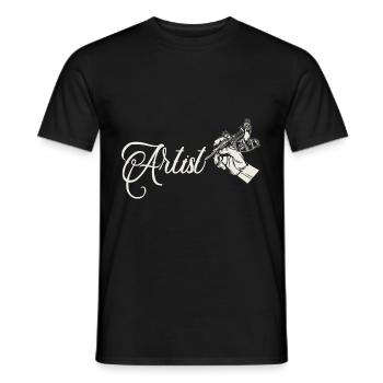 Tattoo Pen Artist Tattoo Ink Art - Men's T-Shirt - black - Front - AI Model Male 178 light (178cm)