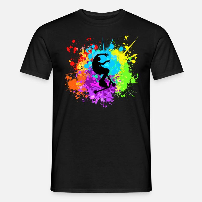 freestyle scooter - Men’s T-shirt - black