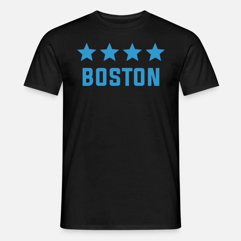 Boston - Männer T-Shirt - Schwarz