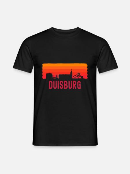 Duisburg - Männer T-Shirt - Schwarz