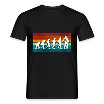 Akkordeon Polka Musik Geschenk - Männer T-Shirt - Schwarz - Vorne - AI Model Male 178 light (178cm)