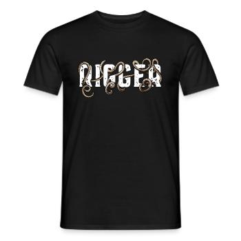 Cool bondage rigger BDSM bondage gift - Men's T-Shirt - black - Front - AI Model Male 178 light (178cm)
