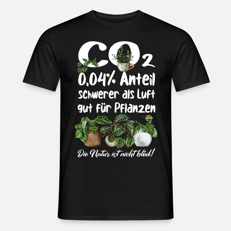CO2 - Männer T-Shirt - Schwarz