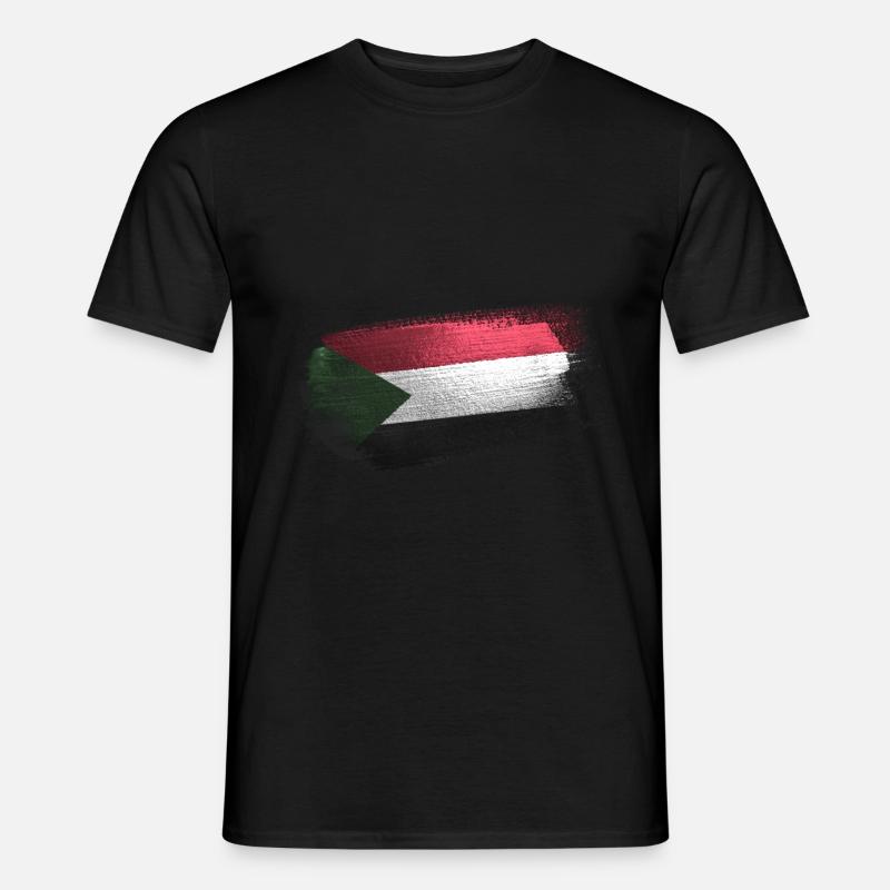 Sudan - Männer T-Shirt - Schwarz