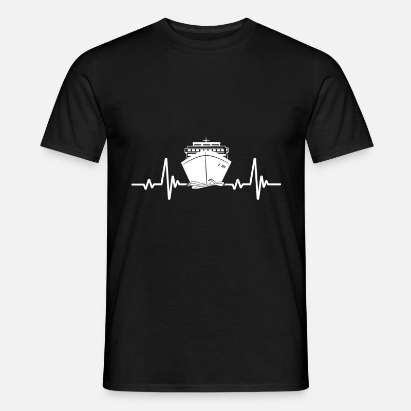 Kreuzfahrt - Männer T-Shirt - Schwarz
