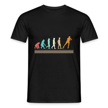 Inline Skating Evolution Rollschuh Inlineskater - Männer T-Shirt - Schwarz - Vorne - AI Model Male 178 light (178cm)