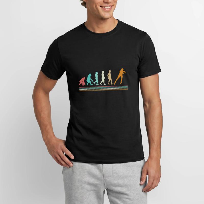 Patins à roulettes inline Skating Evolution Roller roller roller T-shirt homme