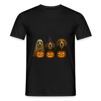 Beagle - Männer T-Shirt - Schwarz - Vorne - AI Model Male 178 light (178cm)