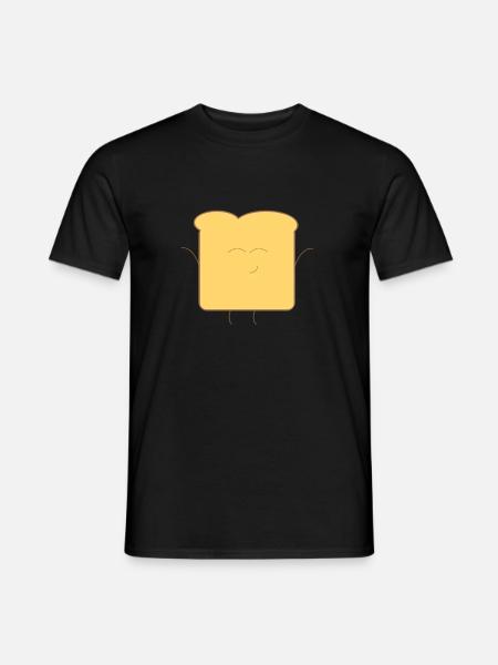 Happy toast - Men's T-Shirt - black