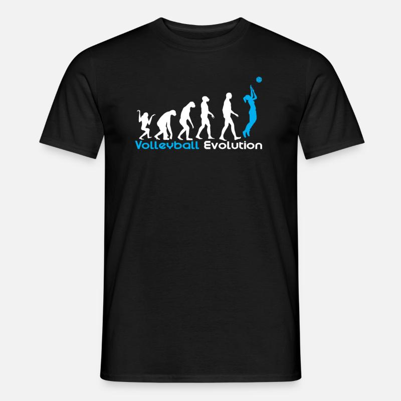 Evolution du volleyball - T-shirt homme - noir